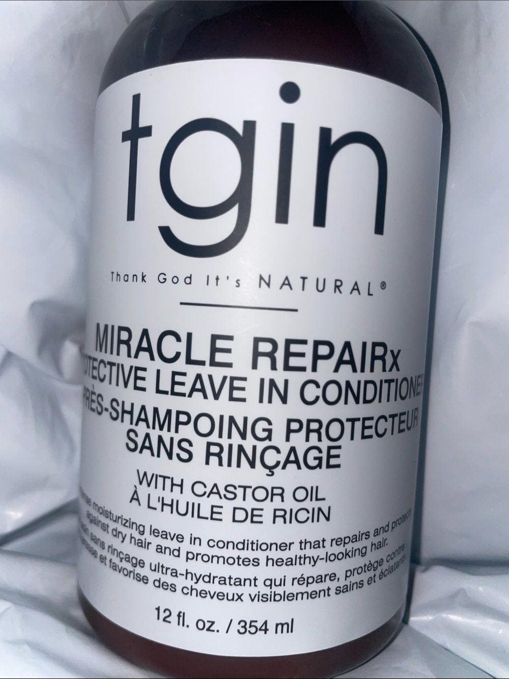 Miracle Repairx Protective Leave-In Conditioner — White Bottle